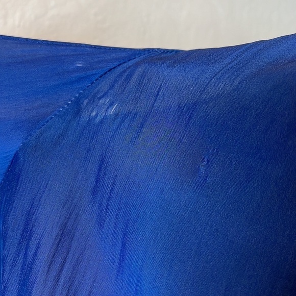 Ramy Brook Navy Lauren Cold Shoulder Blouse Size XS - Picture 10 of 11